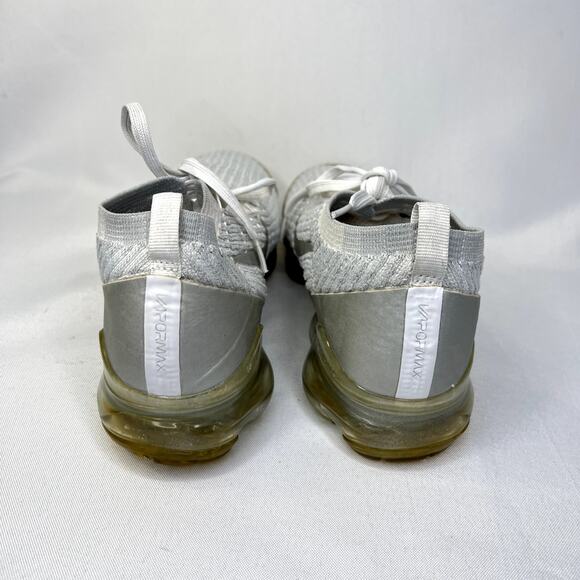 Nike Air VaporMax Flyknit 3 Womans 9.5 Mens 8 Running Shoes Pure Platinum - Picture 7 of 14